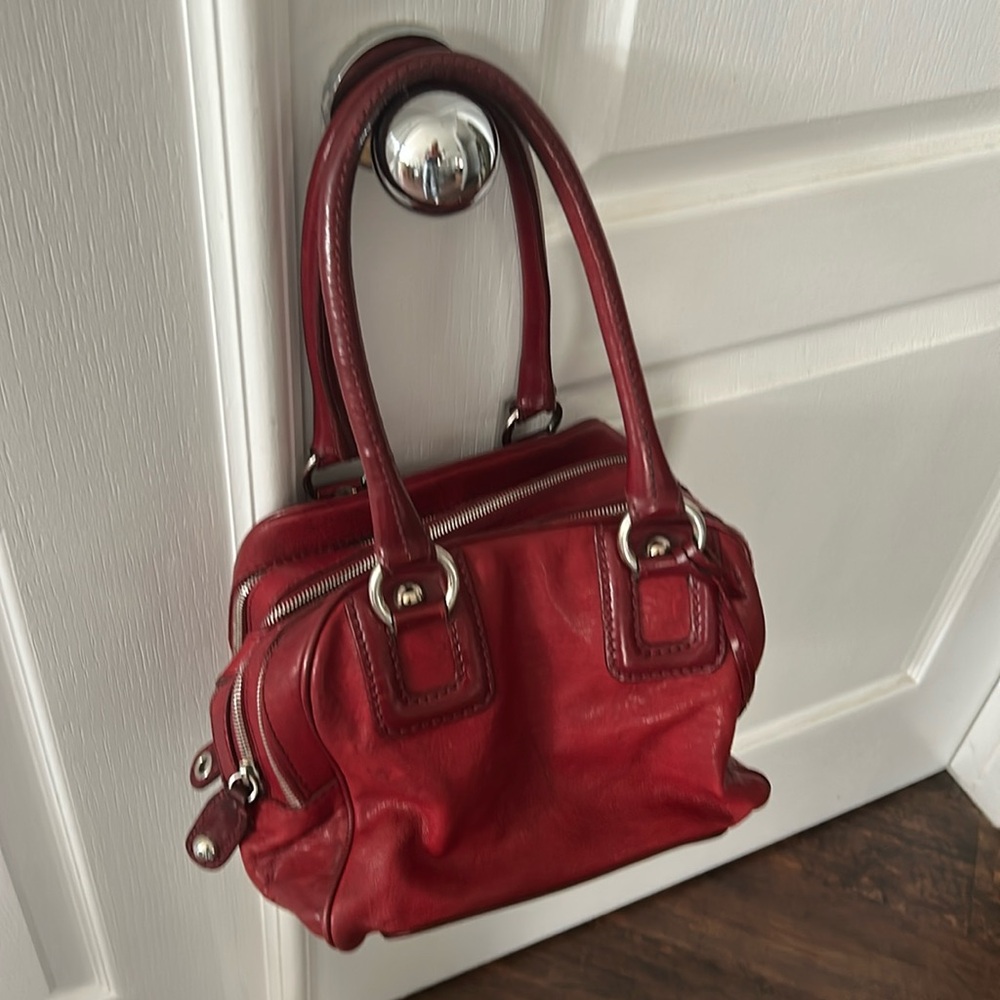 Dolce&Gabbana Red RARE  "Lily" leather bag
